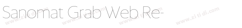 Sanomat Grab Web Re字体转换